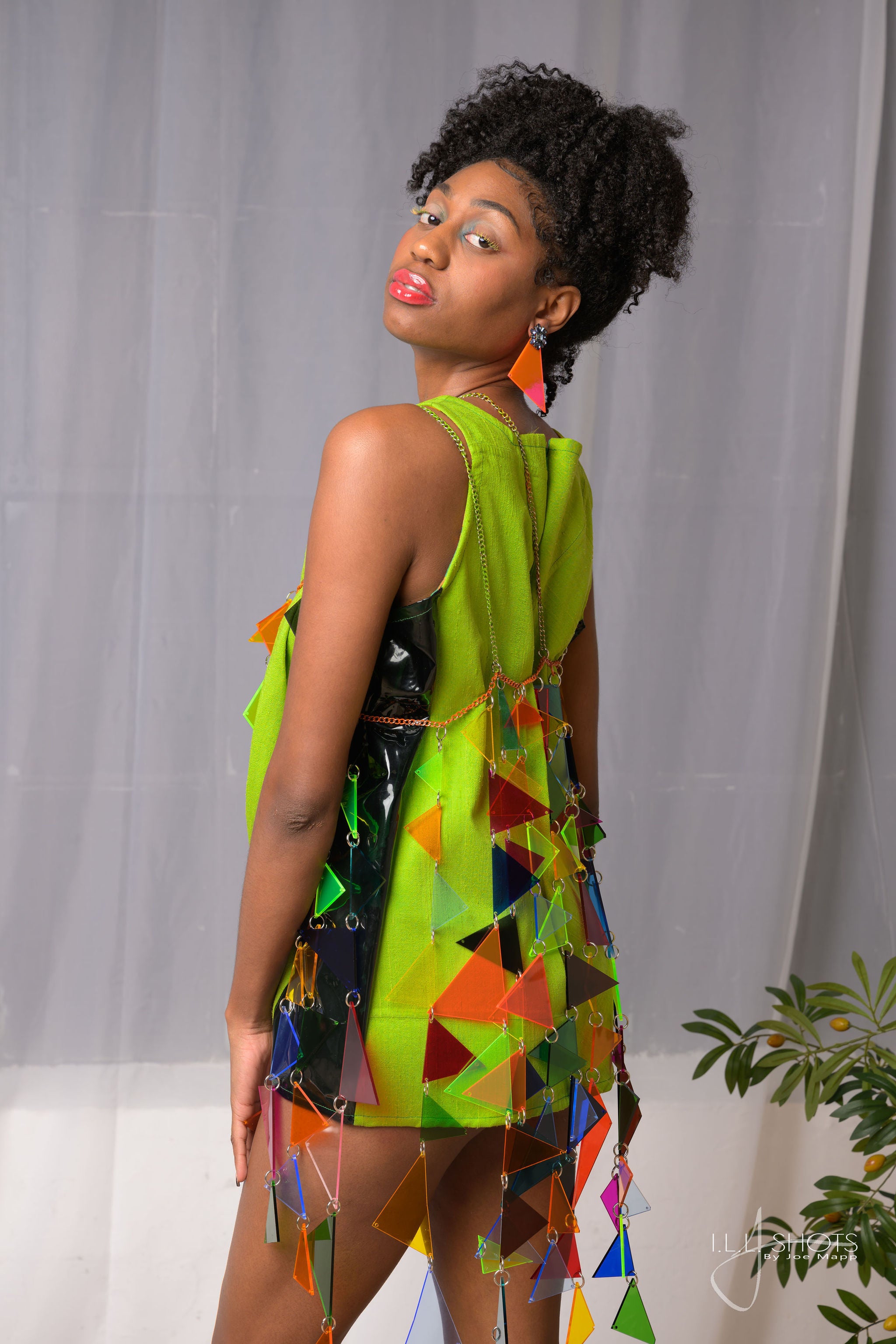 “Play House” Acrylic Rave Accessory Dress