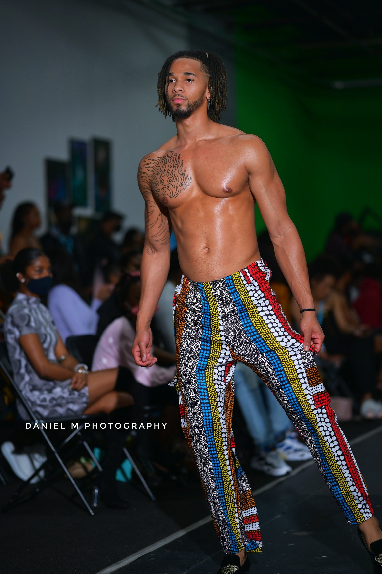 The Polka African Print Men's Pants