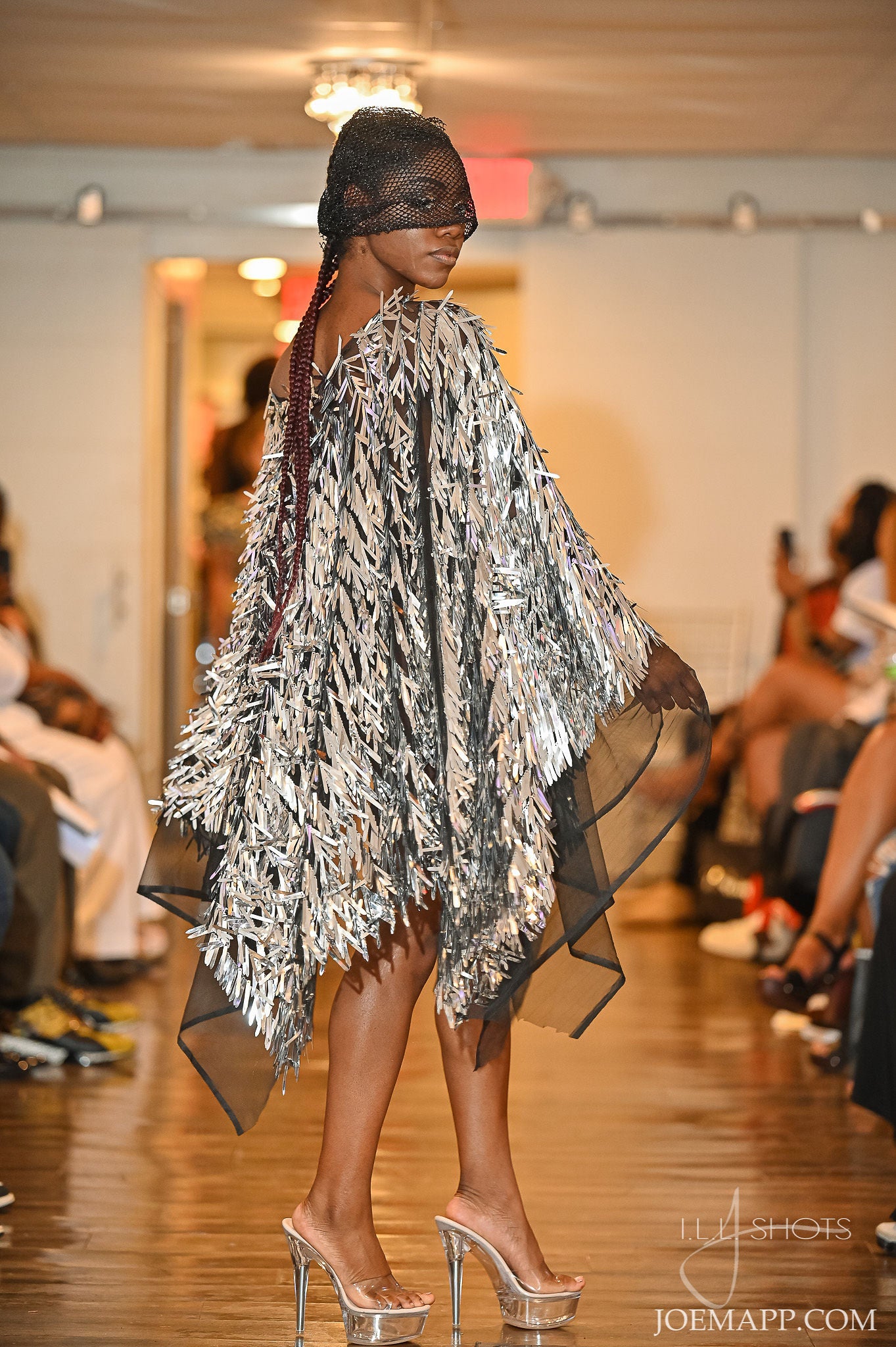 The Shattered Poncho Dress