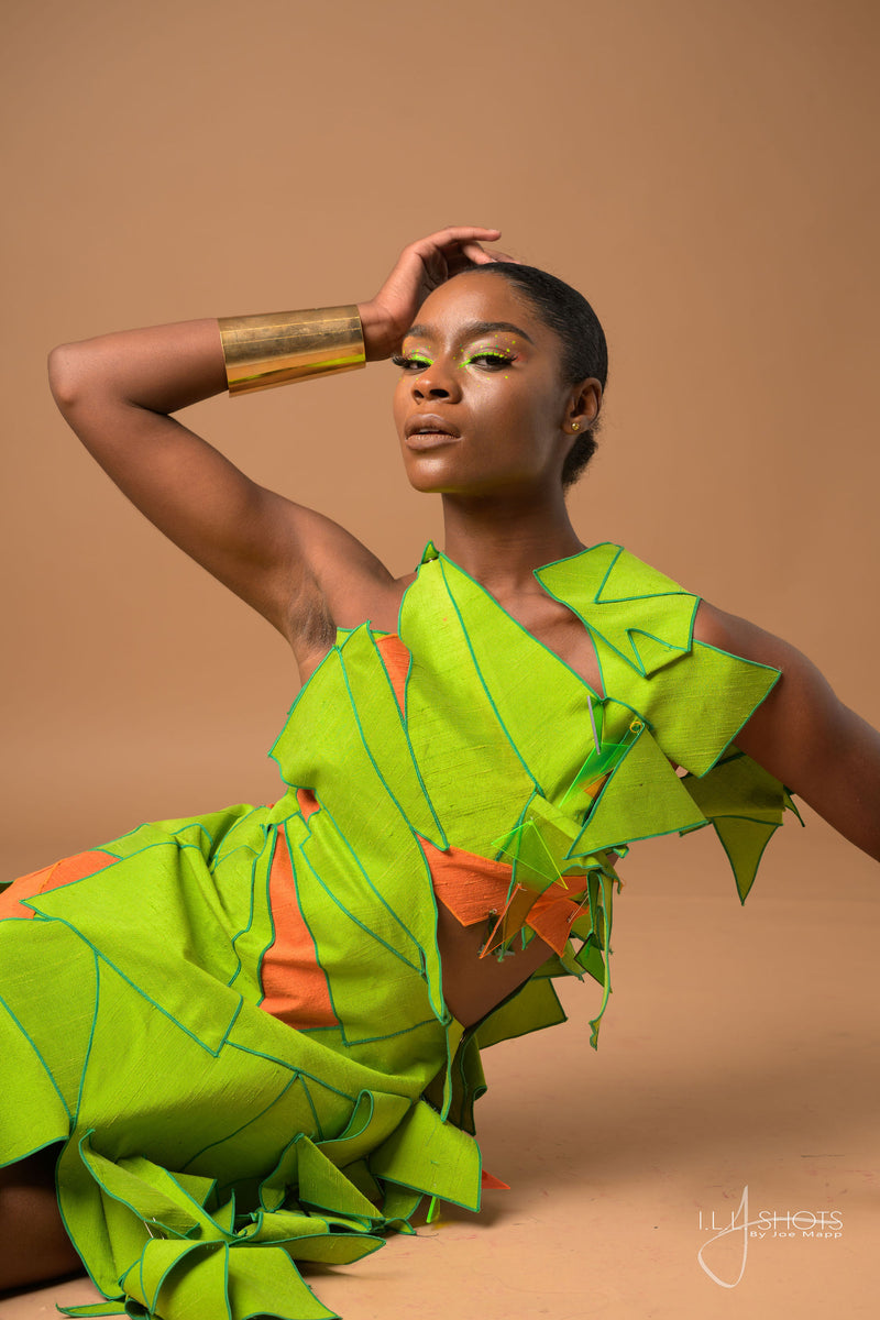 “Heal” Green Dress