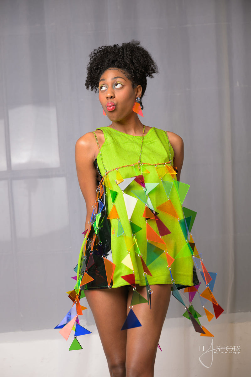 “Play House” Acrylic Rave Accessory Dress